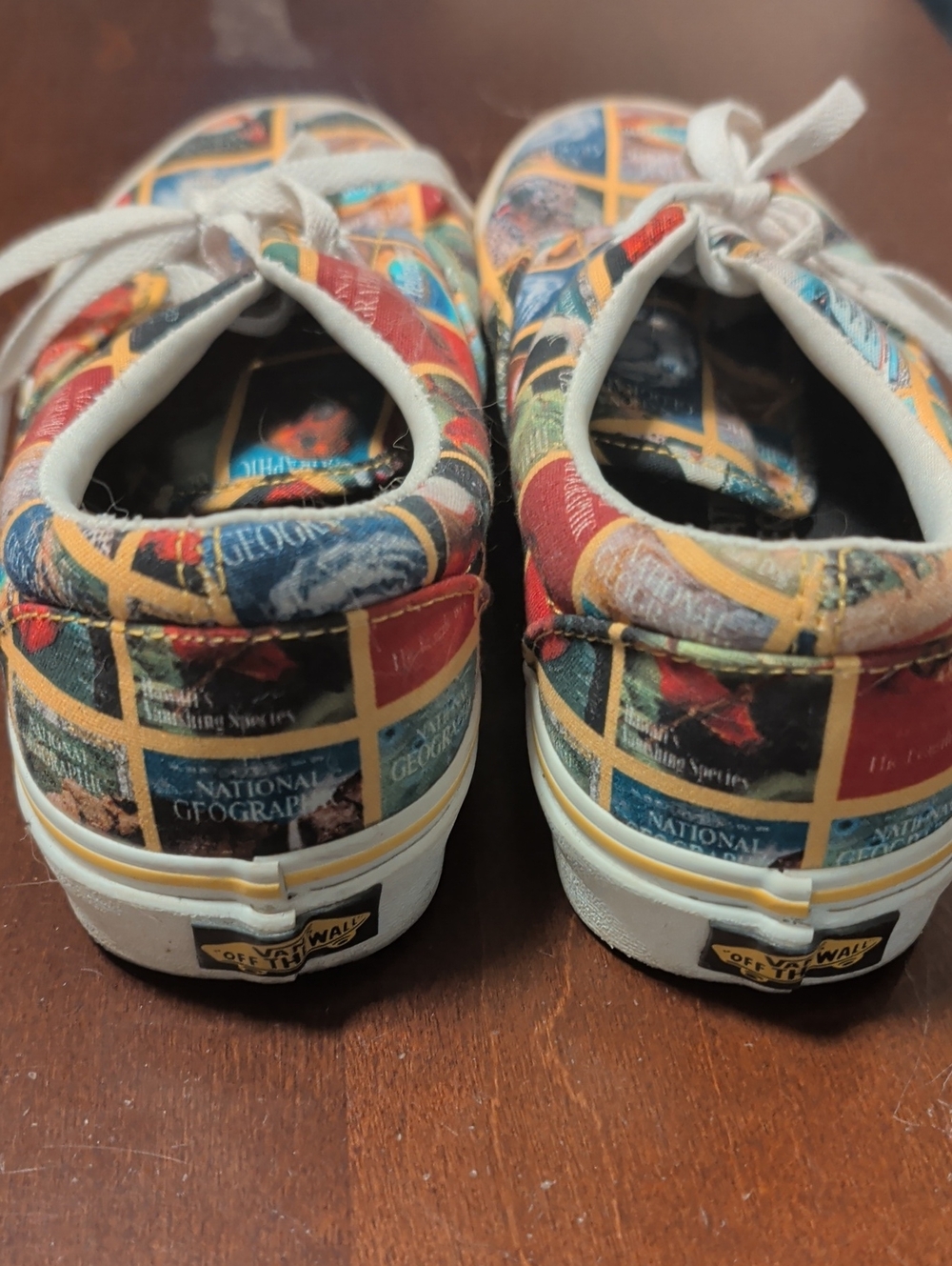 Vans National Geographic Multi-Color Print Lace-Up Sneakers